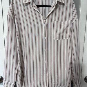 Oversized button down